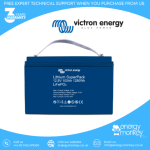Lithium SuperPack 12,8V/100Ah (M8) High Current