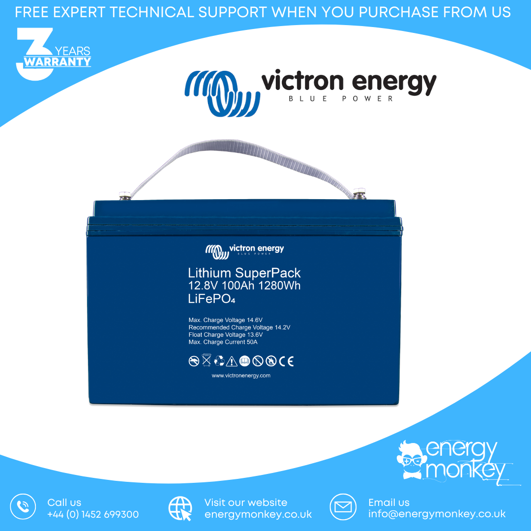 Lithium SuperPack 12,8V/100Ah (M8) High Current