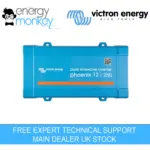 Victron Phoenix Inverter 12/250 230V VE.Direct UK (PIN121251400)