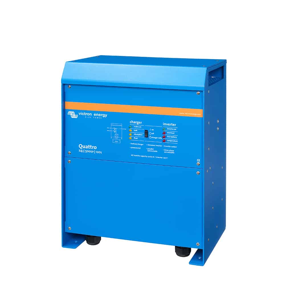 Quattro 24V 8000VA Inverter Charger QUA248020010 left view