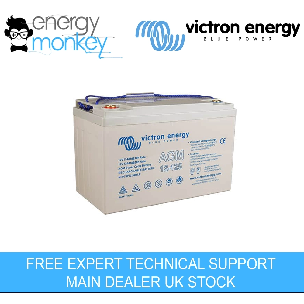 Victron 12V 125Ah AGM SuperCycle