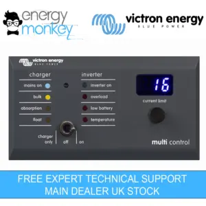 Victron Digital Multi Control 200/200A GX (Right Angle RJ45) (DMC000200010R)