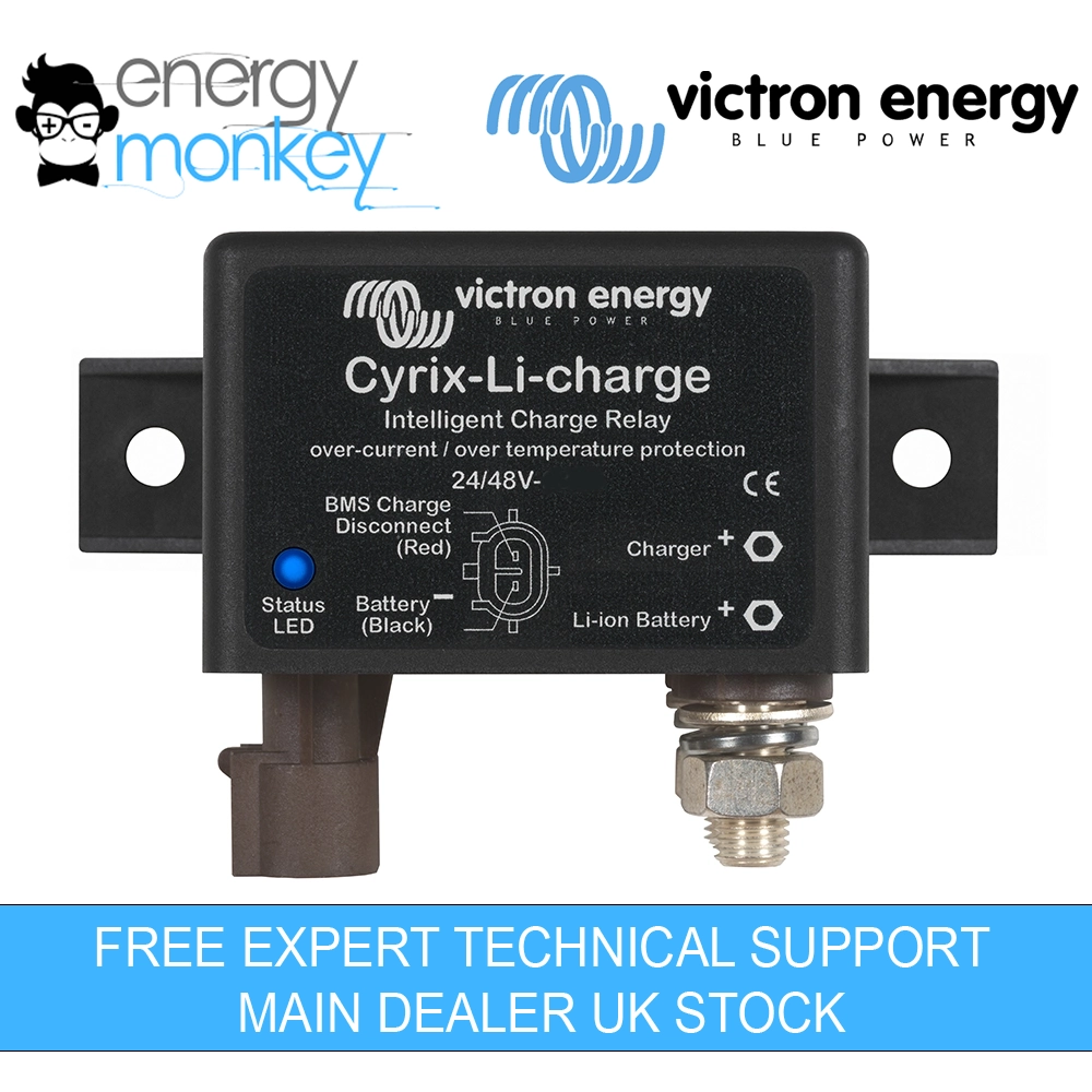 Victron Cyrix Li charge 24 48V 120A intelligent charge relay CYR020120430