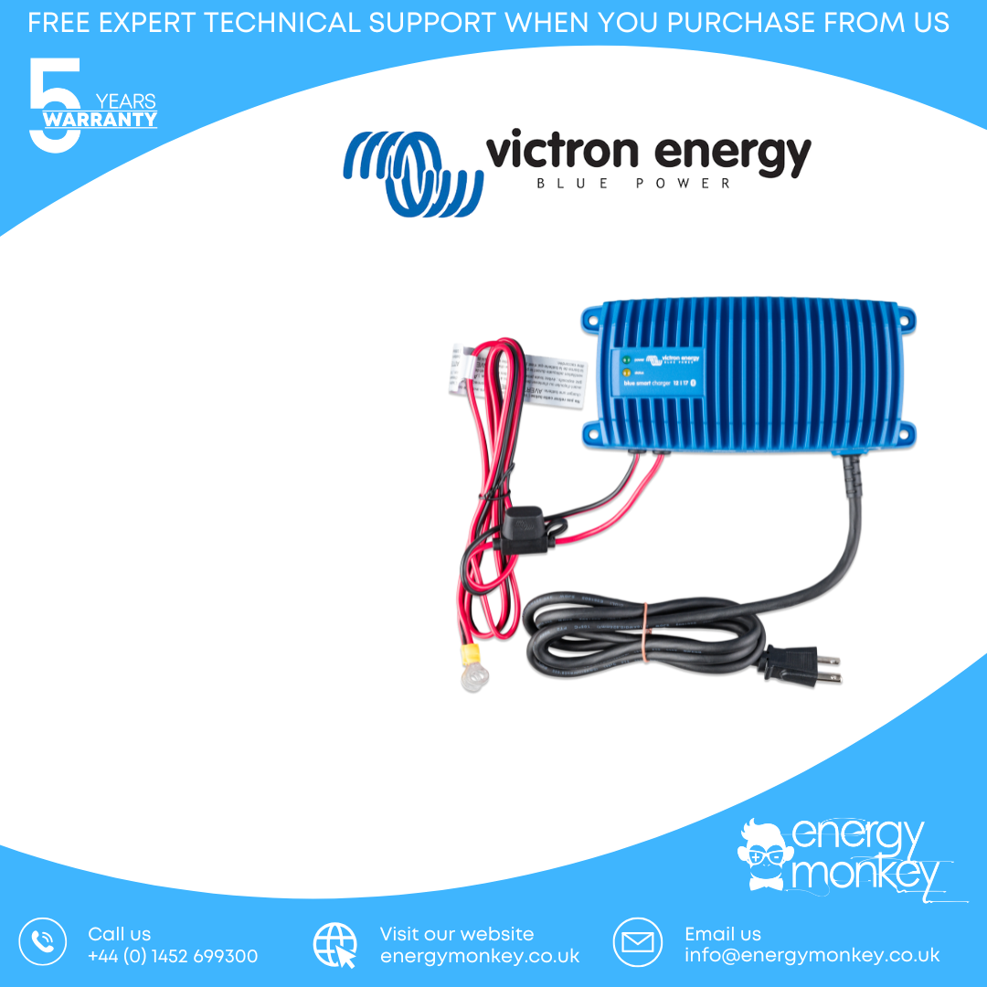 Victron Blue Smart IP67 Charger 12/17(1) 120V NEMA 5-15