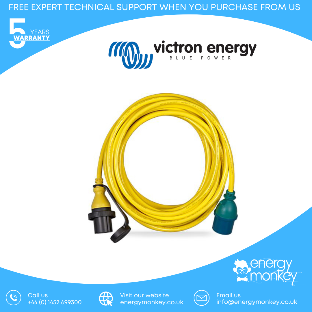 Victron Shore Power Cord 15m 25A/250Vac (3x4sqmm)