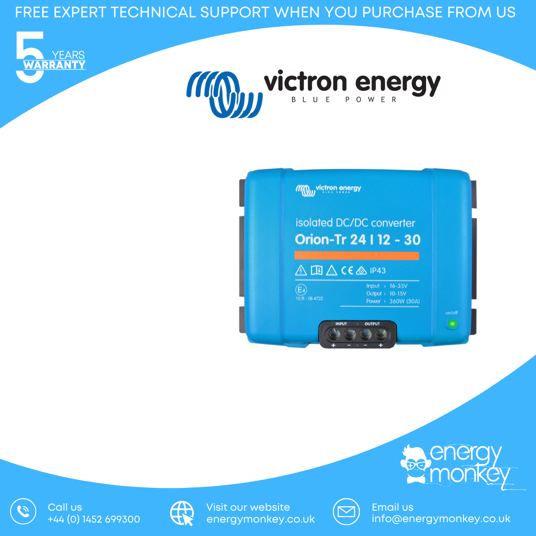Orion-Tr 24/12-30A (360W) Isolated DC-DC Converter