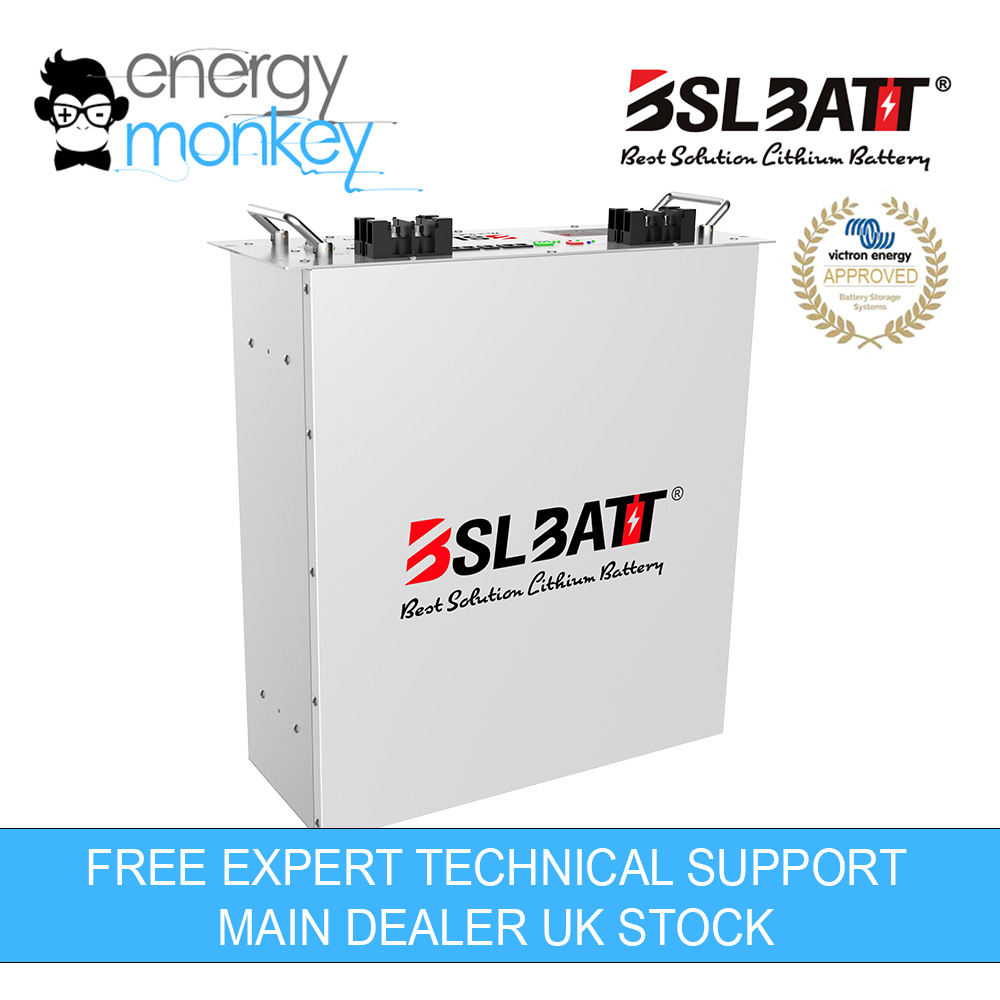 BSL Battery 51.2V 100Ah 5.12kWh Energy Storage Battery bottom view