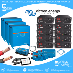 Three Phase Off Grid Battery Storage with BSL - 45kVA