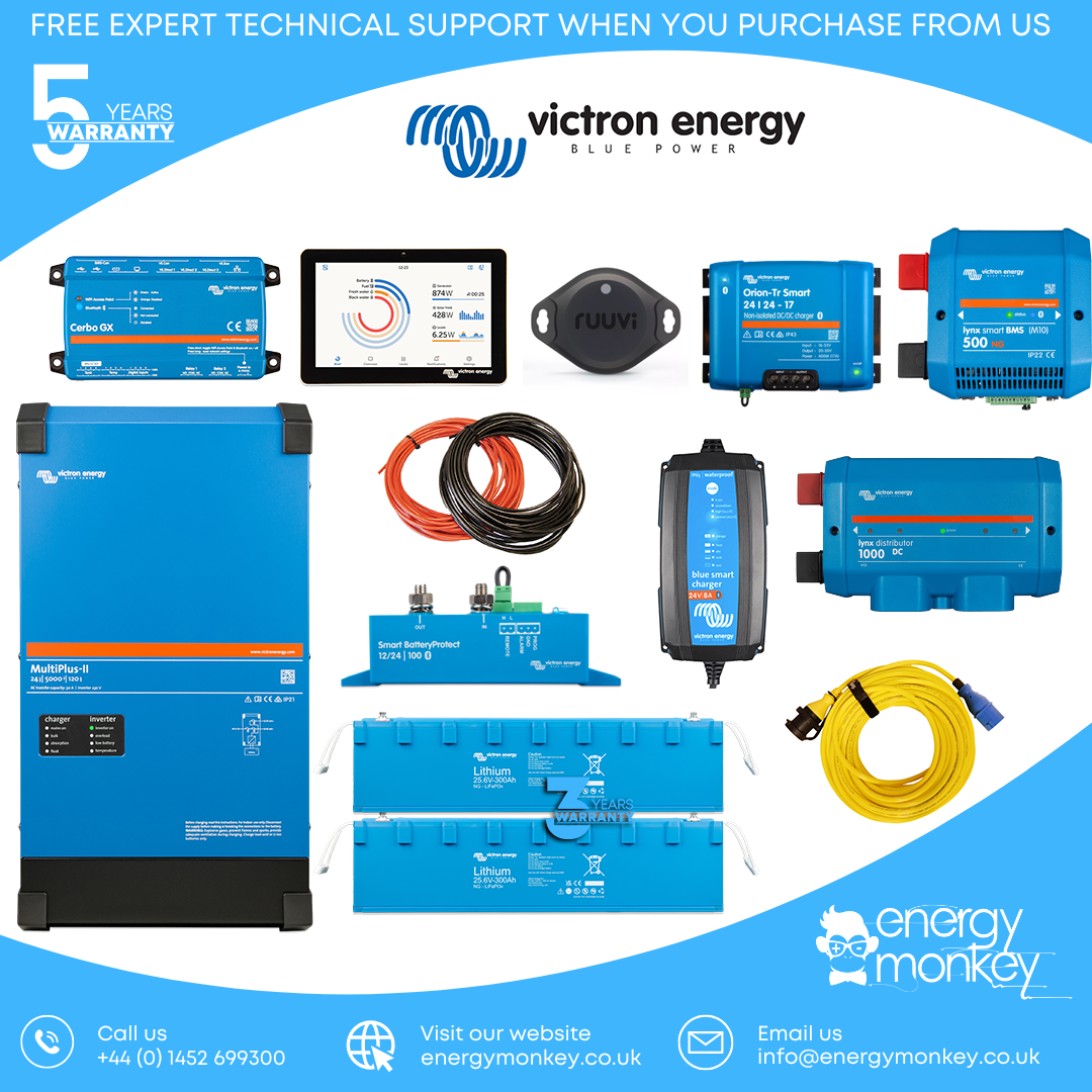 Camper Ultimate Electrics 24v 5kVA NG Lithium