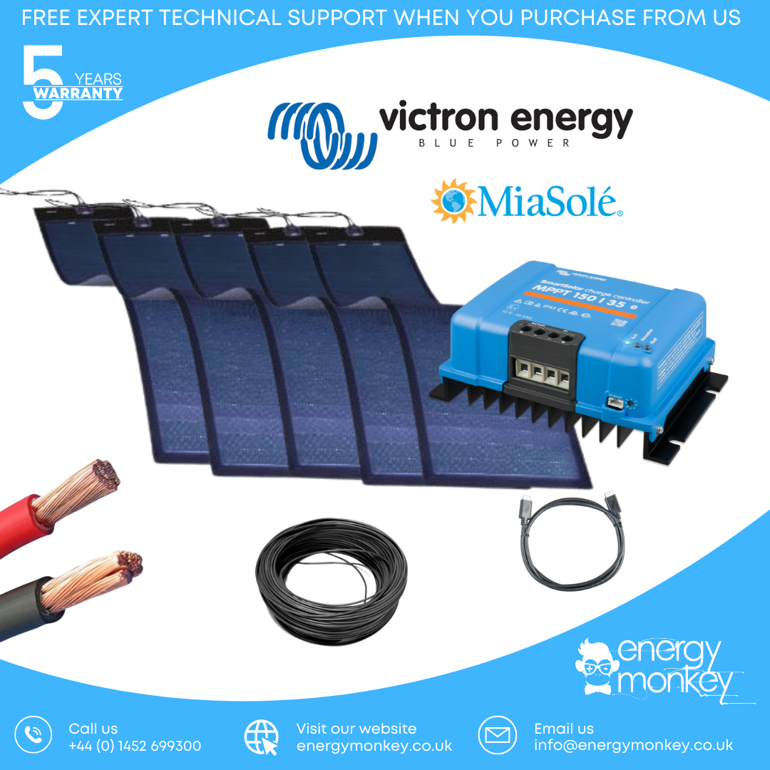 375w Flexible Solar Add-On Kit (5x 75w)