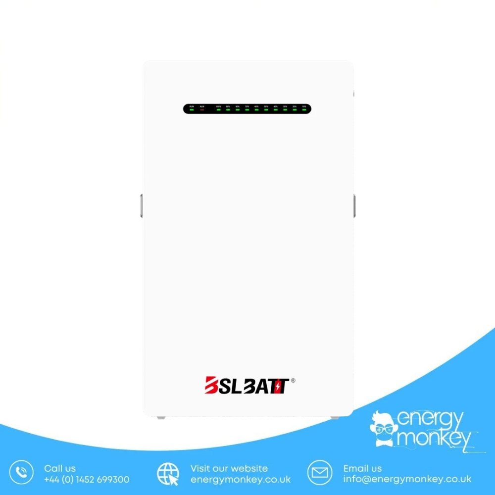 B-LFP48-200PW Wall-Mounted Battery – 51.2V 10.24kWh - Image 2