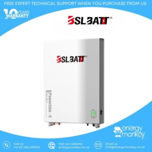 Ultra-thin 5kWh 51.2V Solar Power Wall Battery