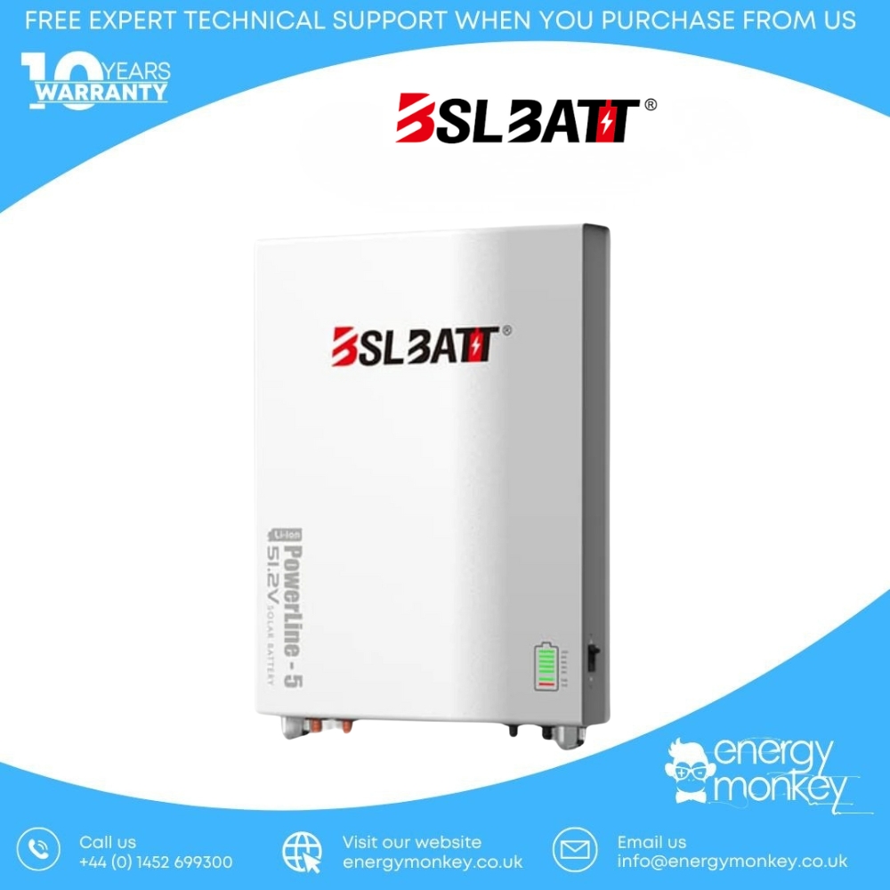 Ultra-thin 5kWh 51.2V Solar Power Wall Battery