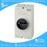 Enclosed-DC-Switch-IP67-Nema-4X-2-Pole-1-String-25A-700VDC-Lockable Rotary-Handle-SI25-PEL64R-2-Front-View.jpg