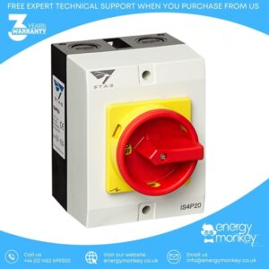 Stag Isolator 4 Pole, 20 Amp Enclosed IP65 (IS4P20)